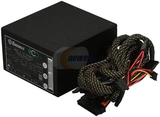 Alt view image 4 of 7 - ENERMAX ECO80+ EES500AWT 500W ATX12V V2.31 SLI & Crossfire Ready Compatible w/Core i7 80PLUS Certified w/Magnetic Magma Fan  Active PFC Power Supply