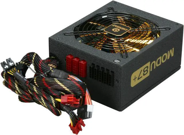 Alt view image 4 of 7 - ENERMAX MODU87+ EMG900EWT 900W (Peak 990W) ATX12V v2.3 / EPS12V SLI Ready CrossFire Ready 80 PLUS GOLD Certified Modular Active PFC Power Supply