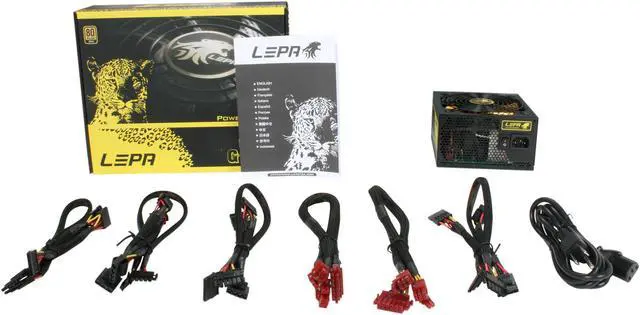 Alt view image 7 of 7 - LEPA G700-MA 700 W SLI Ready CrossFire Ready 80 PLUS GOLD Certified Modular Active PFC Power Supply