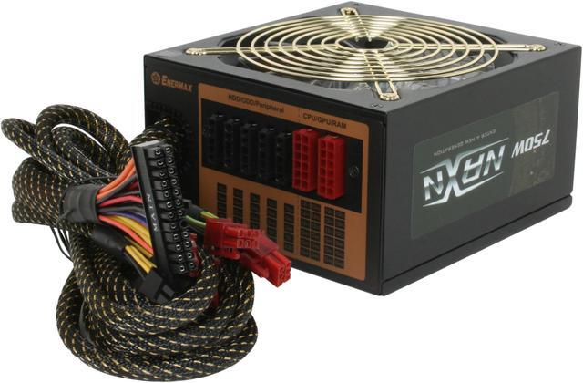 Alt view image 4 of 7 - ENERMAX NAXN 82+ ENM750AWT 750 W ATX12V v2.3 SLI Ready CrossFire Ready 80 PLUS BRONZE Certified Modular Active PFC Power Supply