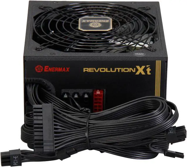 Alt view image 5 of 7 - ENERMAX REVOLUTION X't ERX630AWT 630 W ATX12V 80 PLUS GOLD Certified Modular Active PFC Power Supply