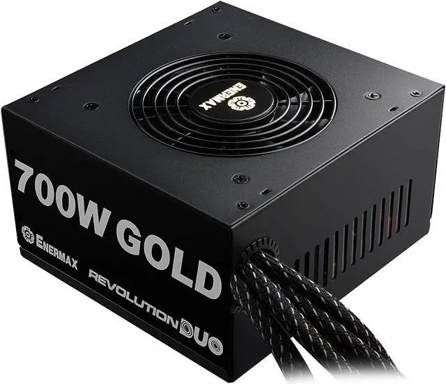 Alt view image 2 of 7 - ENERMAX Revolution DUO 700W ERD700AWL-F ATX12V / EPS12V 80+ GOLD Certified Power Supply with Patented FMA (Fan-speed Manual Adjustment) Technology
