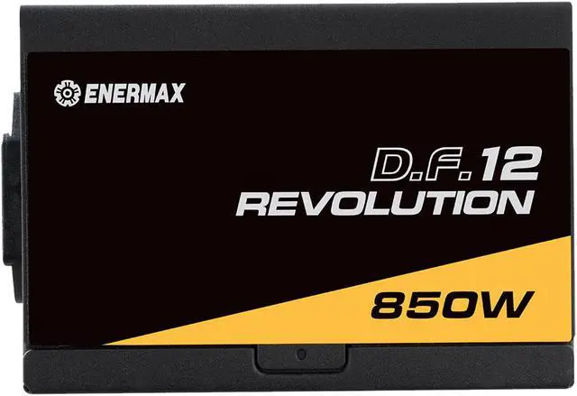 Alt view image 4 of 6 - ENERMAX Revolution D.F. 12 850W, ATX 3.1 Standard, PCIe 5.1 600W 12V-2x6 Connector, 80+ Gold Full-Modular Power Supply, Compact 122mm ATX PSU, 10 Year Warranty; ETV850G
