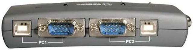 Alt view image 2 of 4 - C2G 35554 Port Authority2 2-Port VGA/USB and PS/2 KVM Switch