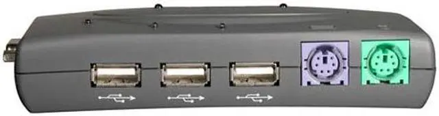 Alt view image 3 of 4 - C2G 35554 Port Authority2 2-Port VGA/USB and PS/2 KVM Switch