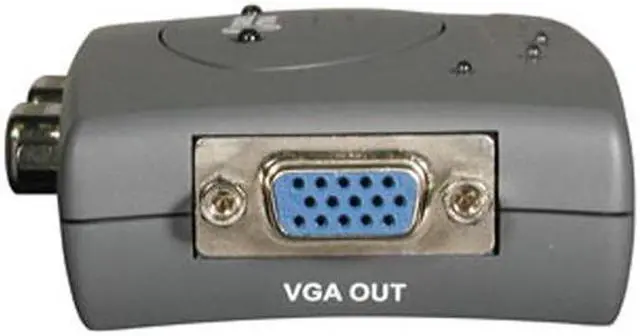 Alt view image 4 of 4 - C2G 35554 Port Authority2 2-Port VGA/USB and PS/2 KVM Switch