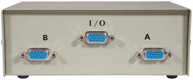 Alt view image 2 of 3 - C2G 03364 2-1 HD15 VGA Manual Switch Box