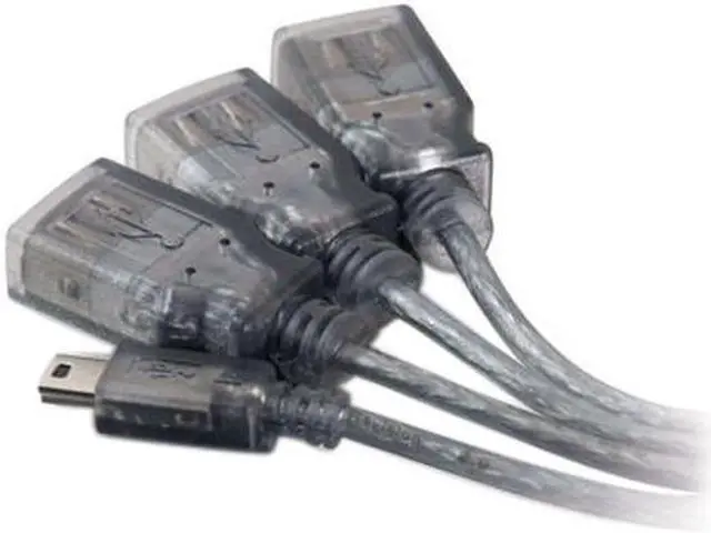 Alt view image 4 of 5 - C2G/Cables To Go 27402 11in 4-Port USB 2.0 Hub Cable