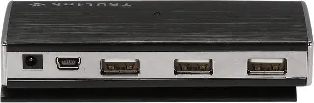 Alt view image 3 of 5 - C2G/Cables To Go 29509 7-Port USB 2.0 Aluminum Hub For Chromebooks, Laptops, and Desktops