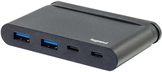Main image of C2G 26914 USB-C Hub with USB-A, USB-C and Power Delivery, Black