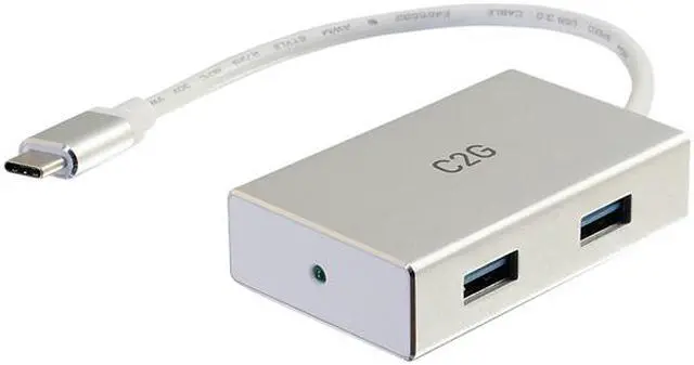 Alt view image 2 of 3 - C2G 29827  USB C Hub - USB 3.0 Type-C to 4-Port USB A Hub