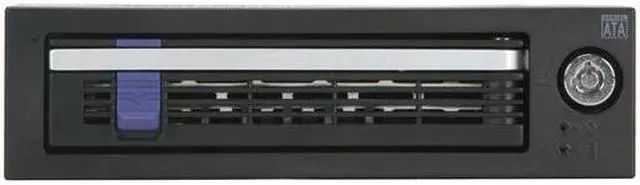 Alt view image 4 of 5 - ICY DOCK MB876SK-B Aluminum 3.5" SATA I, II & III Hard Drive Mobile Rack Enclosure