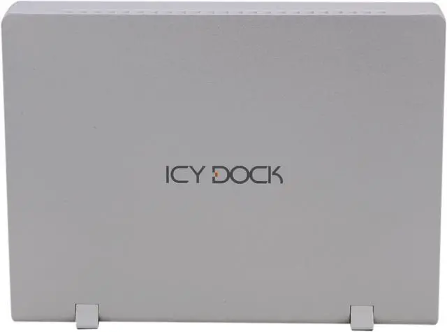 Alt view image 3 of 7 - ICY DOCK MB559U3S-1S Aluminum / Plastic 3.5" Pearl White SATA I/II/III USB 3.0 & eSATA Professional Ultra Slim External Hard Drive Enclosure