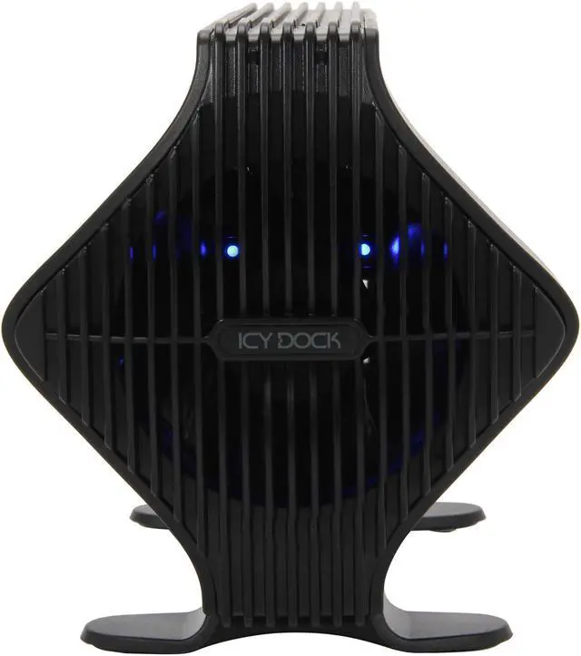Alt view image 2 of 5 - ICY DOCK Blizzard MB080U3S-1SB ABS shell with metal frame 3.5" Black SATA I/II/III USB 3.0 & eSATA External Enclosure