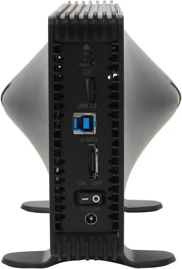 Alt view image 4 of 5 - ICY DOCK Blizzard MB080U3S-1SB ABS shell with metal frame 3.5" Black SATA I/II/III USB 3.0 & eSATA External Enclosure