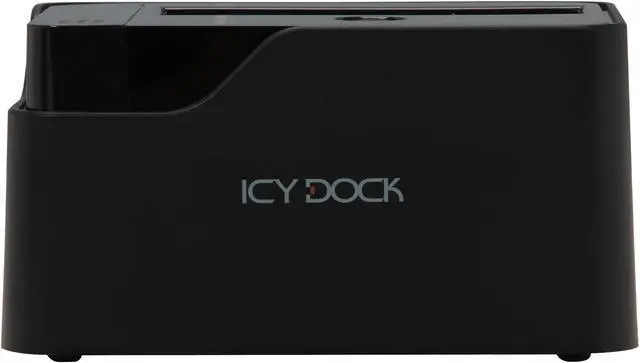 Alt view image 2 of 5 - ICY DOCK 2.5"/3.5" SATA HDD/SSD USB 3.0 & eSATA Docking Station - EZ-Dock MB981U3S-1S