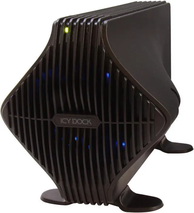 Main image of ICY DOCK MB080USEB-1SB Blizzard Tool-Less FireWire 800, eSATA & USB External 3.5” SATA Hard Drive Enclosure with 80mm Fan