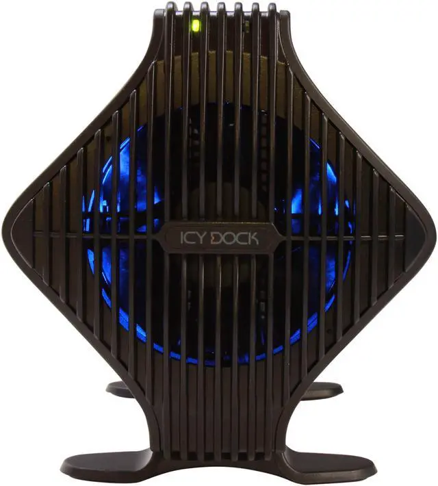 Alt view image 2 of 5 - ICY DOCK MB080USEB-1SB Blizzard Tool-Less FireWire 800, eSATA & USB External 3.5” SATA Hard Drive Enclosure with 80mm Fan