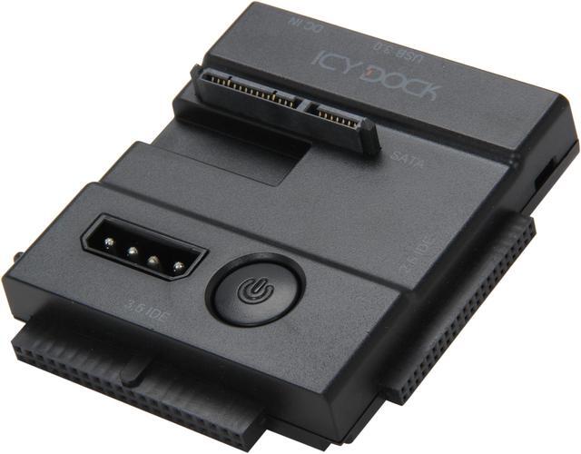 Main image of ICY DOCK MB981U3N-1SA SATA/IDE 2.5"/3.5" Hard Drive or SSD Portable Adapter supports USB Bus-Powered