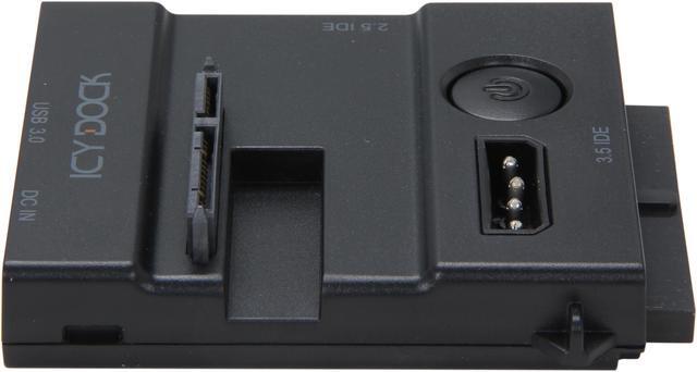 Alt view image 4 of 5 - ICY DOCK MB981U3N-1SA SATA/IDE 2.5"/3.5" Hard Drive or SSD Portable Adapter supports USB Bus-Powered