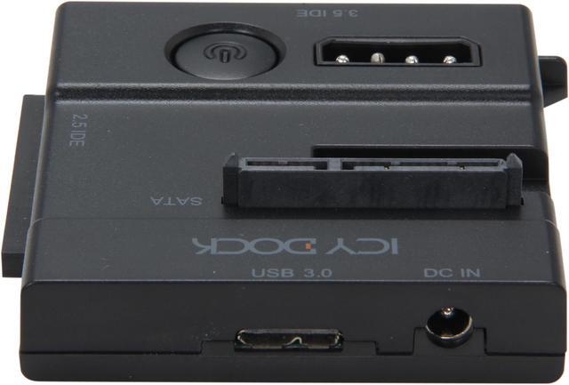 Alt view image 5 of 5 - ICY DOCK MB981U3N-1SA SATA/IDE 2.5"/3.5" Hard Drive or SSD Portable Adapter supports USB Bus-Powered