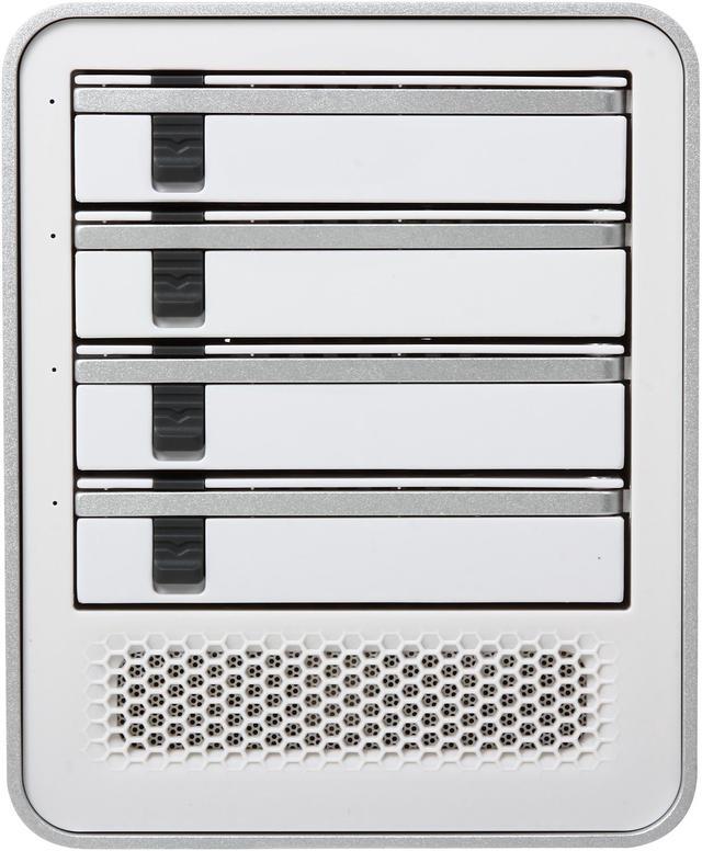 Alt view image 3 of 7 - ICY DOCK ICYCube MB561U3S-4S 4 Bay USB 3.0 & eSATA(PM) Hot Swap 2.5"/3.5" SATA HDD/SSD External Enclosure - White