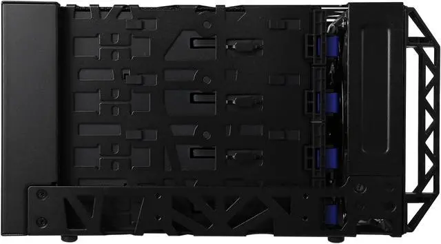 Alt view image 3 of 7 - ICY DOCK 4 Bay USB 3.0/ eSATA External HDD Enclosure with 120mm Cooling Fan - Black Vortex MB174U3S-4SB