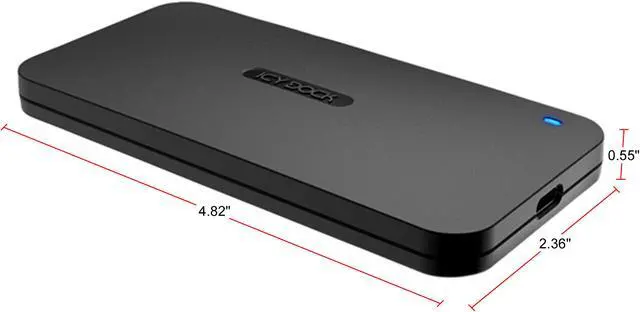 Alt view image 8 of 13 - ICY DOCK ICYNano MB809U3-1M2B ABS Plastic M.2 Black 1 x M.2 SATA SSD (2230/2242/2260/2280) 1 x USB 3.2 Gen 1 Portable M.2 SATA SSD to USB 3.2 Gen 1 (5Gbps) External Enclosure