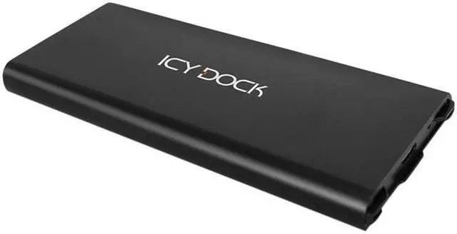 Alt view image 7 of 13 - ICY DOCK ICYNano MB861U31-1M2B Aluminum & Plastic M.2 Black 1 x M.2 PCIe NVMe SSD (2230/2242/2260/2280/22110) 1 x USB 3.2 Gen 2 Portable M.2 NVMe PCIe SSD to USB 3.2 Gen 2 (10Gbps) External Enclosure