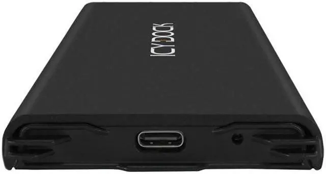 Alt view image 5 of 13 - ICY DOCK ICYNano MB861U31-1M2B Aluminum & Plastic M.2 Black 1 x M.2 PCIe NVMe SSD (2230/2242/2260/2280/22110) 1 x USB 3.2 Gen 2 Portable M.2 NVMe PCIe SSD to USB 3.2 Gen 2 (10Gbps) External Enclosure