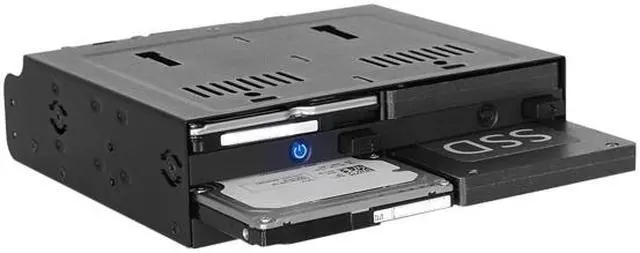 Alt view image 6 of 8 - ICY DOCK MB014SP-B Metal / Plastic 2.5" Black SATA III External Enclosure