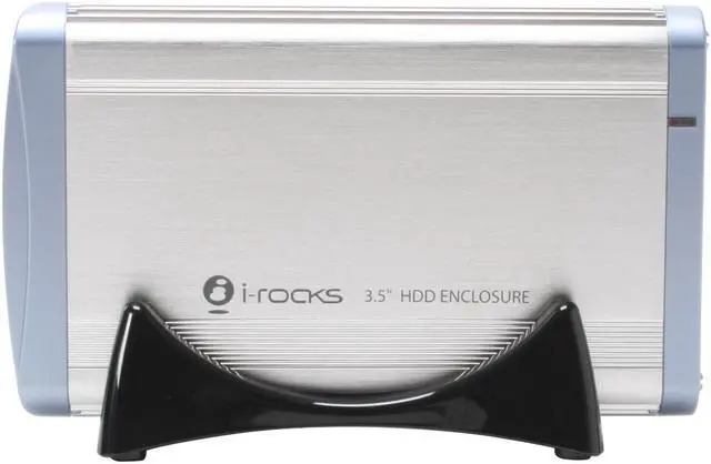 Alt view image 2 of 6 - i-rocks IR-9410C-SL Aluminum 3.5" Silver IDE USB 2.0 & 1394a External Enclosure