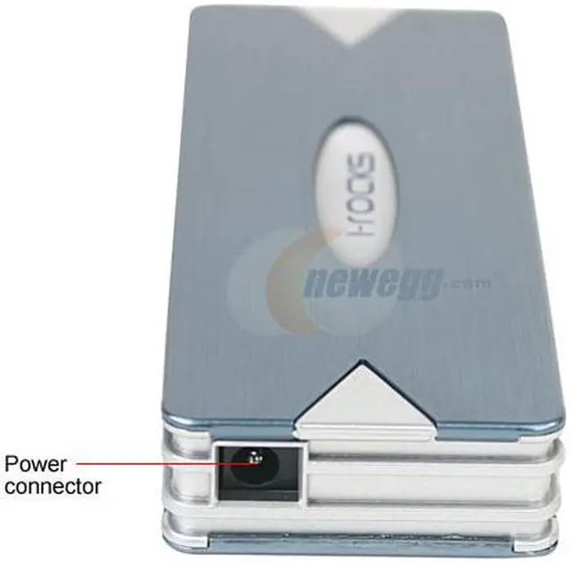 Alt view image 4 of 6 - i-rocks IR-4100 Blue 4-ports Aluminum USB Hub