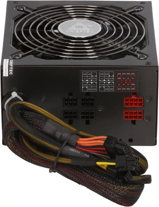 Alt view image 4 of 10 - CHIEFTEC A135 APS-550C 550 W ATX12V V2.2 80 PLUS Certified Modular Active PFC Power Supply