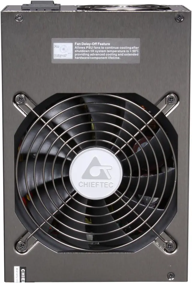 Alt view image 3 of 7 - CHIEFTEC CFT-1200G-DF 1200 W ATX 12V 2.3/EPS 12V 2.91 SLI Ready CrossFire Ready 80 PLUS Certified Modular Active PFC Power Supply