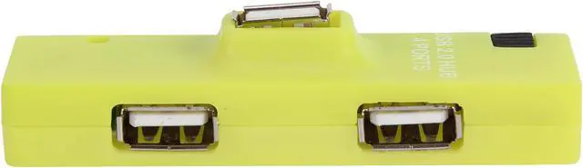 Alt view image 2 of 7 - inland 08808 Mini 4 Port USB 2.0 HUB - Green