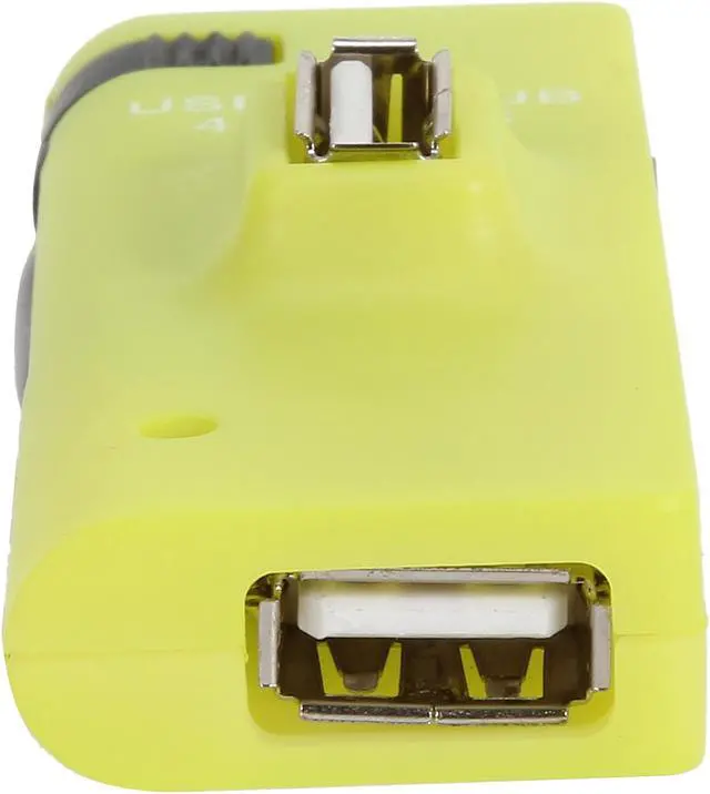 Alt view image 3 of 7 - inland 08808 Mini 4 Port USB 2.0 HUB - Green