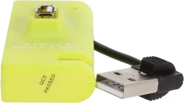 Alt view image 5 of 7 - inland 08808 Mini 4 Port USB 2.0 HUB - Green