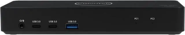 Alt view image 3 of 5 - VisionTek VT2900 USB-C Dual System KVM Docking Station w/ 100W Power Delivery 901532