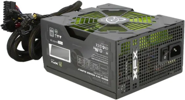 Alt view image 8 of 9 - XFX Black Edition XPS-850W-BES 850 W ATX12V / EPS12V SLI Ready CrossFire Ready 80 PLUS SILVER Certified Modular Active PFC Power Supply