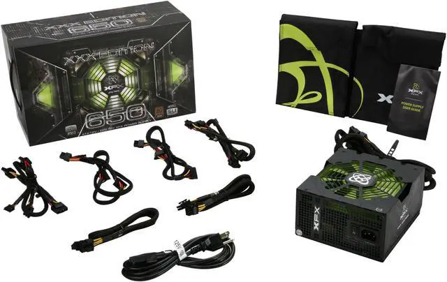 Alt view image 7 of 7 - XFX XXX Edition P1-650X-CAG9 650 W ATX12V 2.2 / ESP12V 2.91 SLI Certified CrossFire Ready 80 PLUS BRONZE Certified Modular Active PFC Power Supply