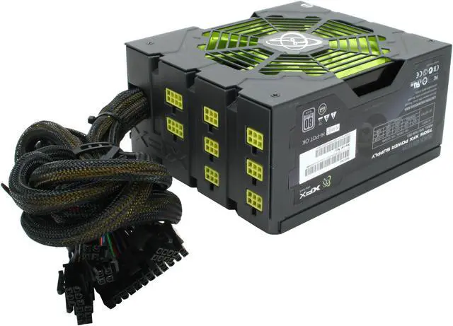 Alt view image 4 of 7 - XFX Black Edition P1-750B-CAG9 750 W ATX12V v2.2 / ESP12V v2.91 SLI Ready CrossFire Ready 80 PLUS SILVER Certified Modular Active PFC Power Supply