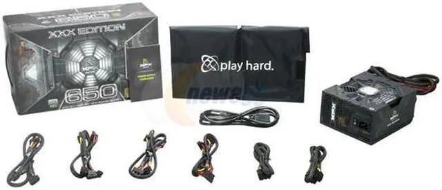 Alt view image 7 of 7 - XFX P1-650X-CAH9 650 W ATX12V v2.2 / ESP12V v2.91 SLI Ready CrossFire Ready 80 PLUS BRONZE Certified Modular Active PFC Power Supply