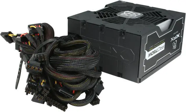Alt view image 4 of 7 - XFX Core Edition PRO750W (P1-750S-CAB9) 750 W ATX12V v2.2 & ESP12V v2.91 SLI Certified CrossFire Ready 80 PLUS BRONZE Certified Active PFC Power Supply