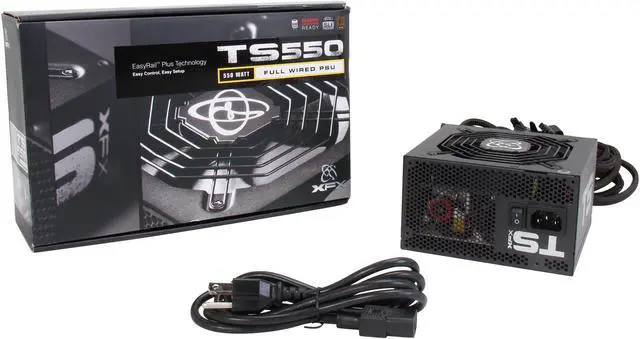 Alt view image 8 of 7 - XFX TS Series P1550SXXB9 550W ATX12V 2.2 & ESP12V 2.91 SLI Ready CrossFire Ready 80 PLUS Bronze Certified Active PFC Power Supply
