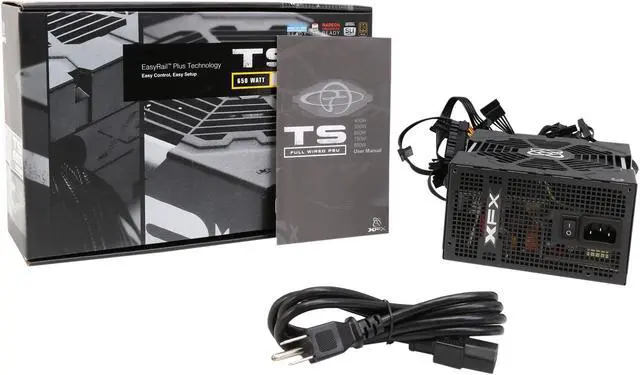 Alt view image 8 of 7 - XFX TS Edition PRO650W (P1-650S-NLB9) 650W SLI CrossFire 80 PLUS BRONZE Certified Active PFC Power Supply