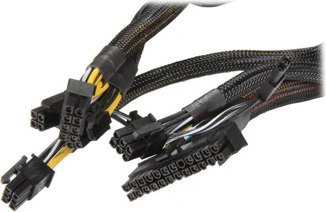 Alt view image 6 of 7 - XFX PRO850W XXX Edition Semi-Modular 80 Plus Silver Certified 850 Watt Active PFC Power Supply