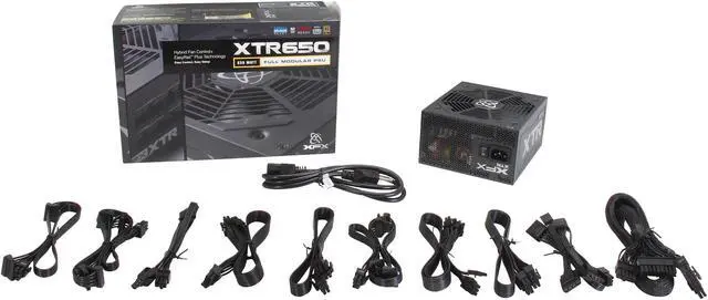 Alt view image 7 of 7 - XFX XTR Series P1-650B-BEFX 650 W ATX12V / EPS12V SLI Ready CrossFire Ready 80 PLUS GOLD Certified Full Modular Active PFC With Full Modular Cables