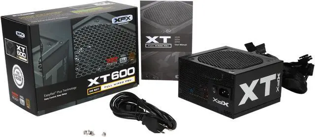 Alt view image 7 of 7 - XFX XT Series P1-600B-XTFR 600 W ATX12V SLI Ready CrossFire Ready 80 PLUS BRONZE Certified Active PFC Power Supply