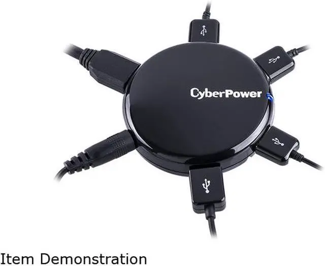 Alt view image 2 of 2 - CyberPower CPH430PB 4 Port USB 3.0 Hub Black